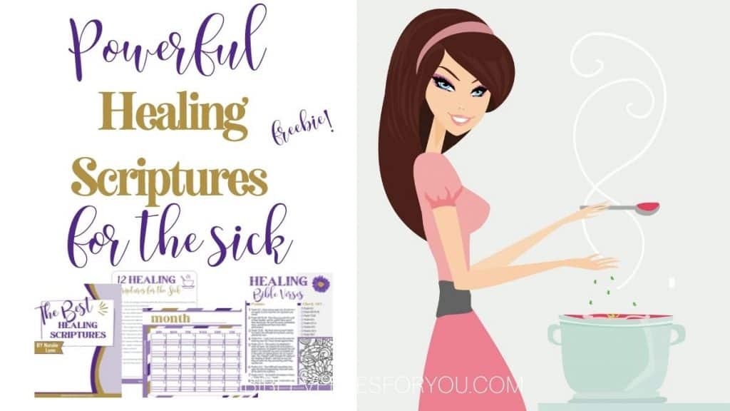 Here are a ton of healing scriptures for the sick, plus a free healing scriptures freebie! 