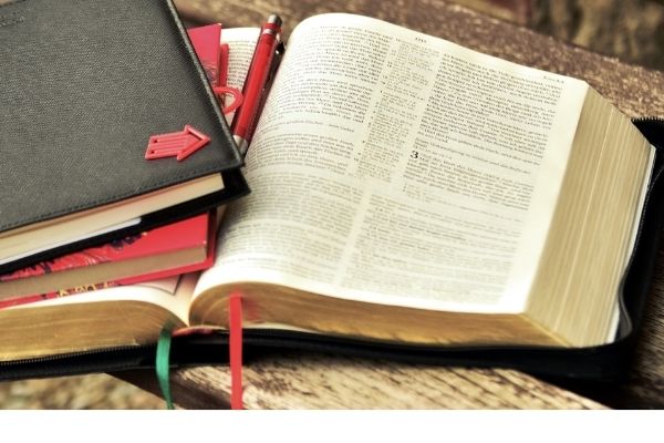 Keep a journal handy at all times when you begin reading the Bible as it's key to keeping notes and remembering important parts of the Bible that apply to your life!