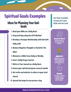 Spiritual Goals Worksheet you can download immediately for spiritual goals examples. 